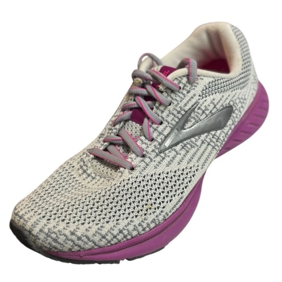 Brooks Revel 3 Sneakers Gray and Purple Women’s Size 7 Running Shoes - Picture 15 of 16